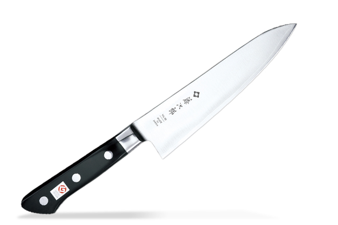 Tojiro DP gyuto product image from Tojiro’s official product listing.